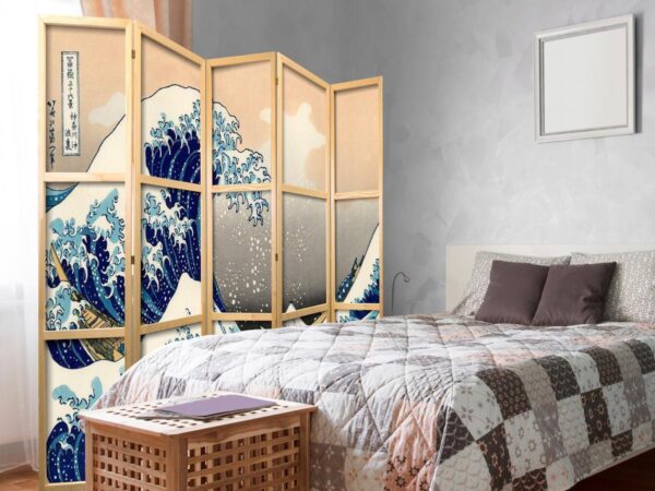 Paravent japonais - Great Wave in Kanagawa II
