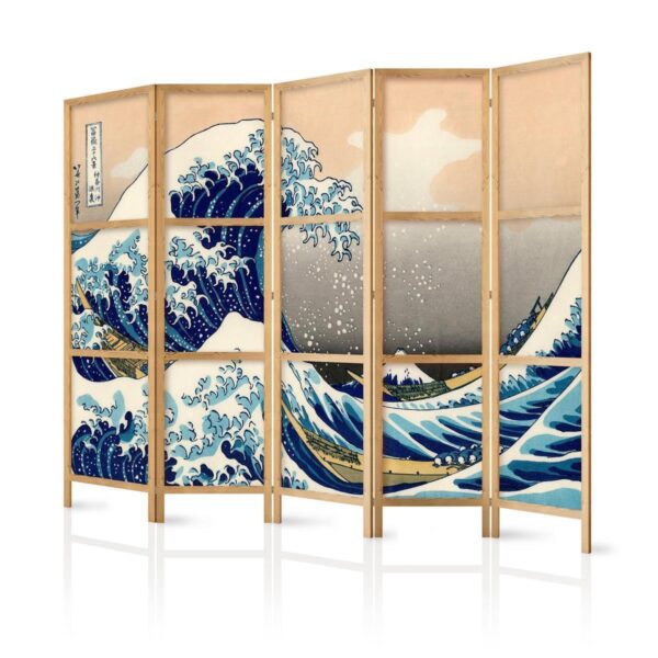 Paravent japonais - Great Wave in Kanagawa II Paravent japonais - Great Wave in Kanagawa II
