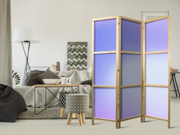 Paravent japonais - Heather Mist - Delicate Gradient Composed of Various Shades of Violet