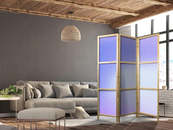 Paravent japonais - Heather Mist - Delicate Gradient Composed of Various Shades of Violet