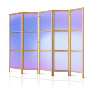 Paravent japonais - Heather Mist - Delicate Gradient Composed of Various Shades of Violet