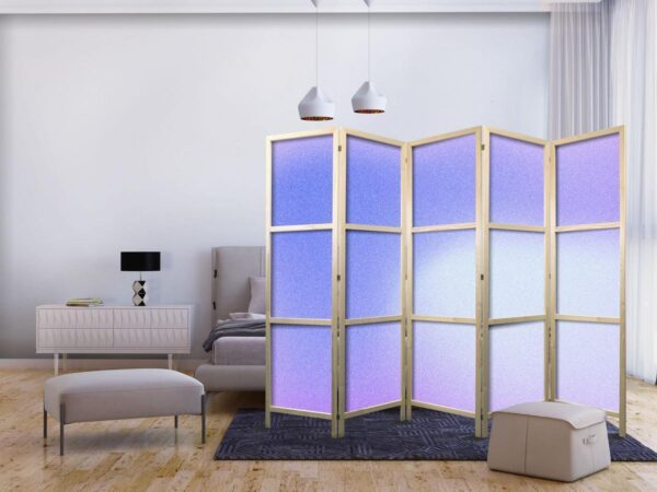 Paravent japonais - Heather Mist - Delicate Gradient Composed of Various Shades of Violet