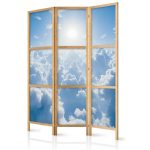 Paravent japonais - Heavenly Calm: Warm Rays of the Sun