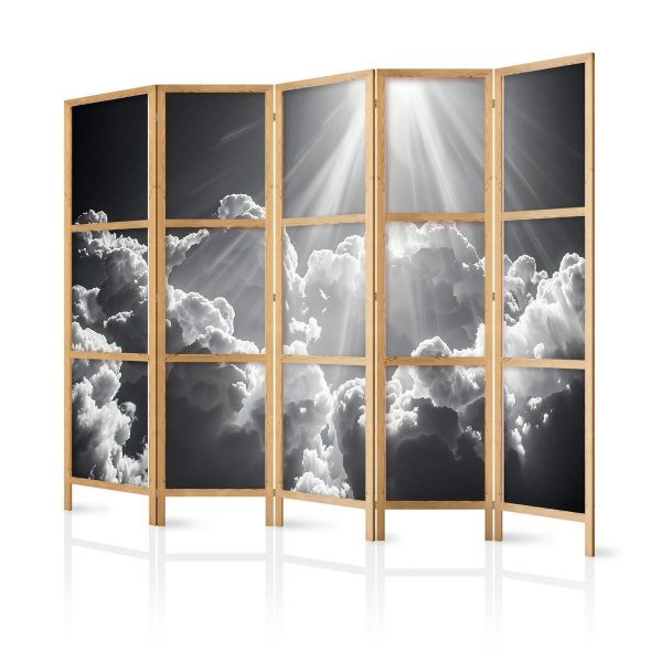 Paravent japonais - Hope in the Clouds: Inspiring Rays of the Sun – Awaken Emotions Paravent japonais - Hope in the Clouds: Inspiring Rays of the Sun – Awaken Emotions