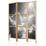 Paravent japonais - Hope in the Clouds: Inspirujące Promienie Słońca – przebudź emocje