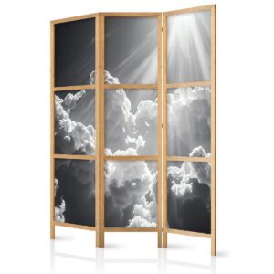 Paravent japonais - Hope in the Clouds: Inspirujące Promienie Słońca – przebudź emocje