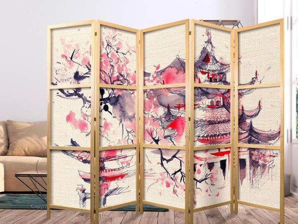 Paravent japonais - In a Temple