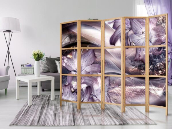 Paravent japonais - Lilies on a Wave