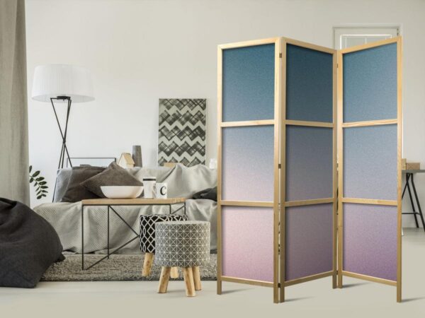 Paravent japonais - Nostalgic Gradient - Gradient Composition in Muted Colors