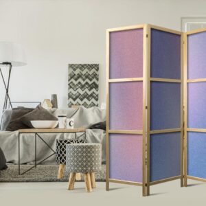 Paravent japonais - Rainbow Gradient - Delicate Multicolored Gradient Resembling Mist