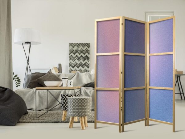 Paravent japonais - Rainbow Gradient - Delicate Multicolored Gradient Resembling Mist