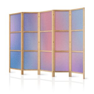 Paravent japonais - Rainbow Gradient - Delicate Multicolored Gradient Resembling Mist