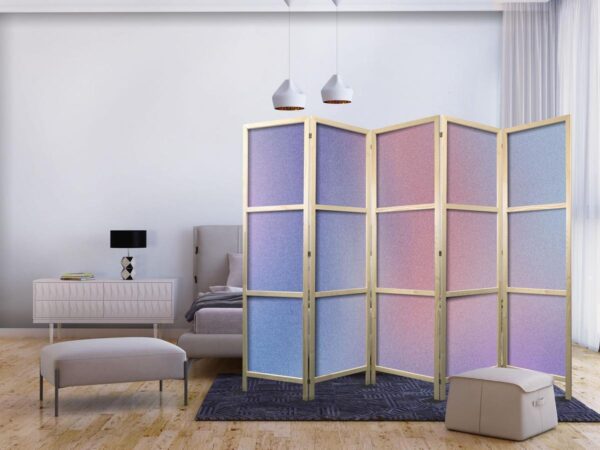 Paravent japonais - Rainbow Gradient - Delicate Multicolored Gradient Resembling Mist