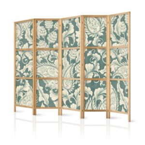 Paravent japonais - Sage Green Flourishes