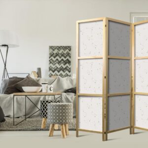 Paravent japonais - Star Map - Delicate Constellations in Warm Shades