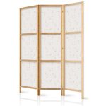 Paravent japonais - Star Map - Delicate Constellations in Warm Shades