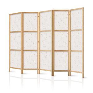 Paravent japonais - Star Map - Delicate Constellations in Warm Shades