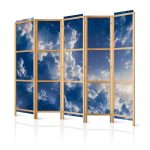 Paravent japonais - Starry Clouds and Delicate Light Over a Corner of the Sky