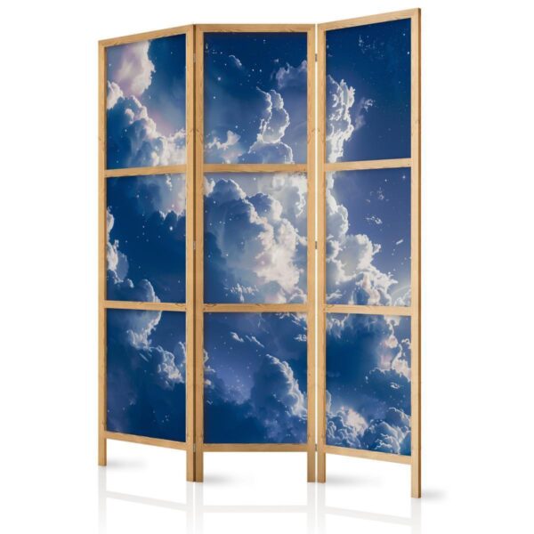 Paravent japonais - Starry Clouds and Delicate Light Over a Corner of the Sky Paravent japonais - Starry Clouds and Delicate Light Over a Corner of the Sky