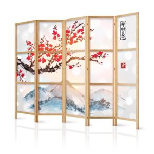 Paravent japonais - Style: Fuji Mountain II
