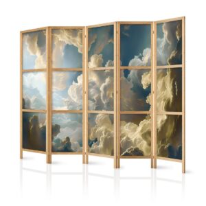 Paravent japonais - Sun and Shadows: A Theatrical Display of Nature High Above the Earth
