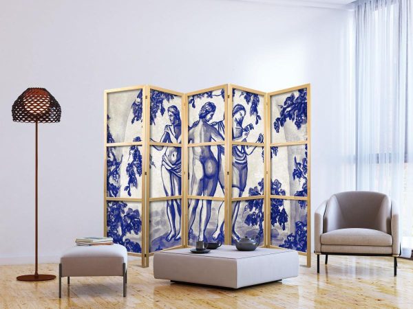 Paravent japonais - The Three Graces - Women Among Vineyards Inspired by Ancient Painting