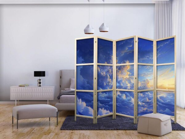 Paravent japonais - When the Sky Becomes a Canvas: Artistic Creation of Nature in the Clouds