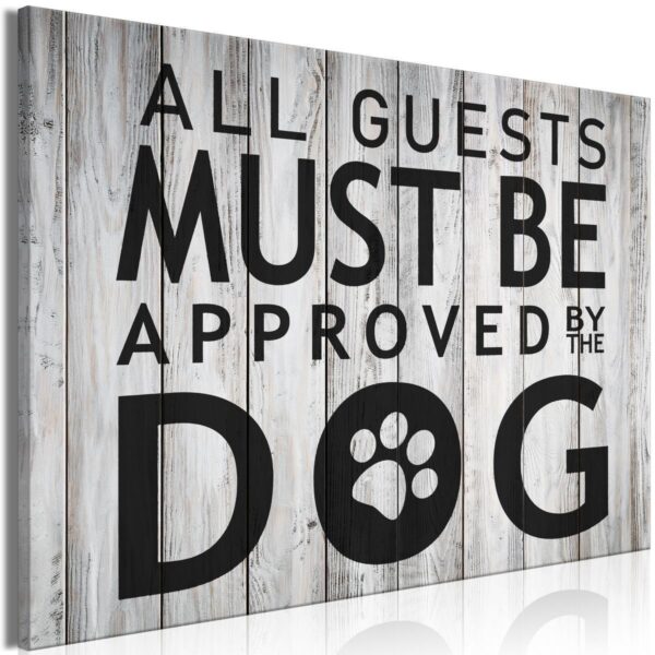 Tableau - All Guests Must Be Approved by the Dog (1 Part) Wide Tableau - All Guests Must Be Approved by the Dog (1 Part) Wide