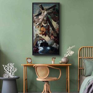 Tableau - Apparition of the Cross to St Peter (Tintoretto )