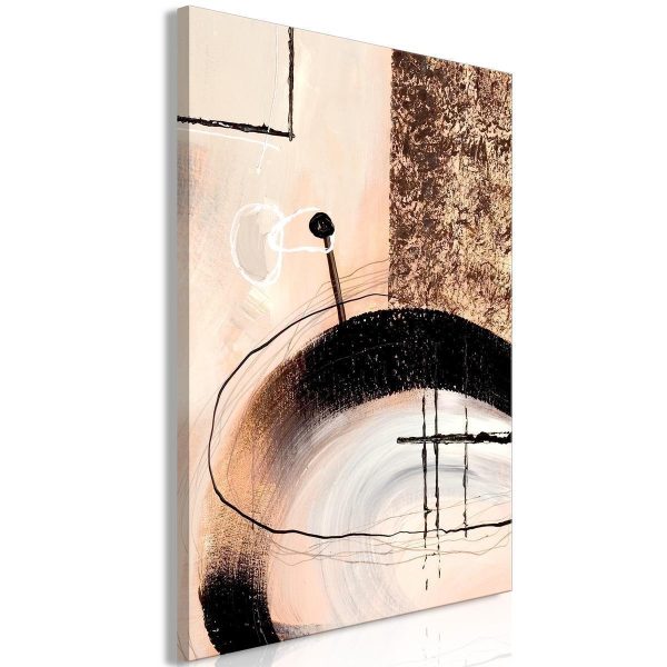 Tableau - Art of Shapes (1-part) - Hand-Painted Abstract Artwork