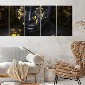 Tableau - Bathed in Gold (5 Parts) Narrow