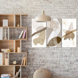 Tableau - Beige Trio (3 Parts)