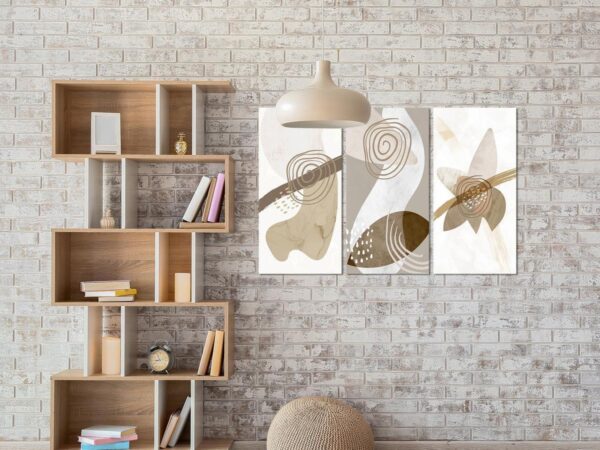 Tableau - Beige Trio (3 Parts)