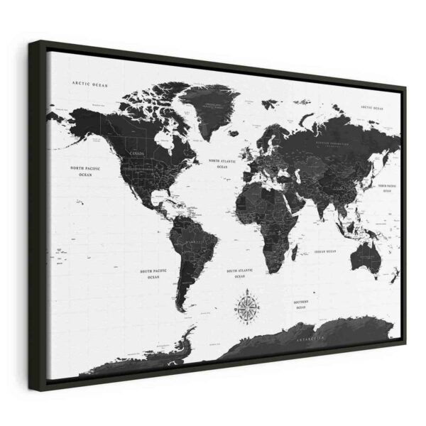 Tableau - Black and White Map (1 Part) Wide Tableau - Black and White Map (1 Part) Wide