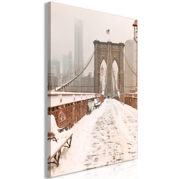 Tableau - Brooklyn Bridge in Sepia (1 Part) Vertical Tableau - Brooklyn Bridge in Sepia (1 Part) Vertical