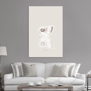 Tableau - Ceramic Shell (1 Part) Vertical