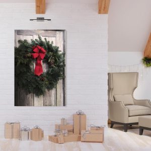 Tableau - Christmas Wreath (1 Part) Vertical