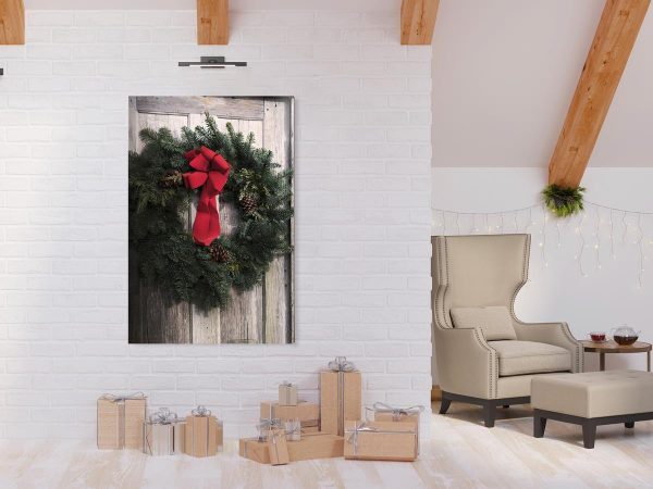 Tableau - Christmas Wreath (1 Part) Vertical