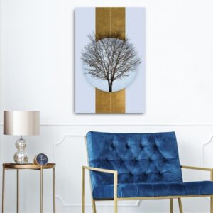 Tableau - Circle of Nature (1-part) - Tree Branches in Round Composition