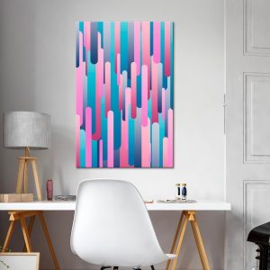 Tableau - Colourful Pistons (1 Part) Vertical