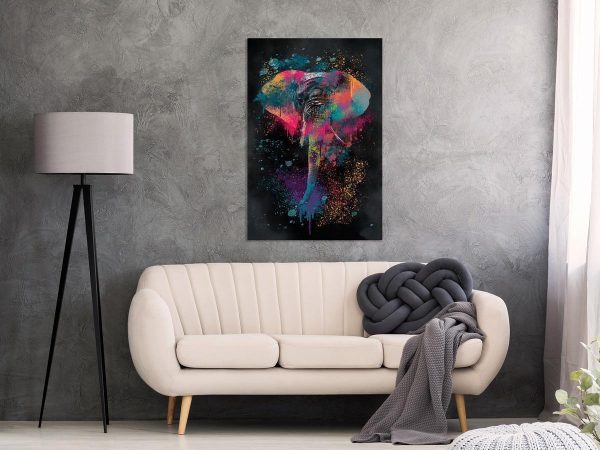 Tableau - Colourful Safari (1 Part) Vertical