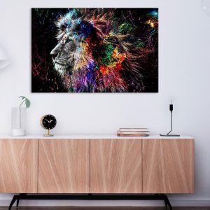 Tableau - Crazy Lion (1 Part) Wide