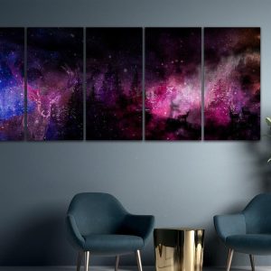 Tableau - Deer Galaxy (5 Parts) Narrow