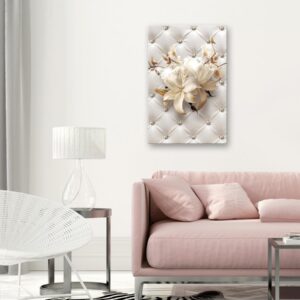 Tableau - Diamond Lilies (1 Part) Vertical
