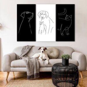 Tableau - Domestic Animals (3 Parts)