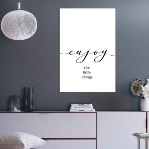 Tableau - Enjoy the Little Things (1 Part) Vertical