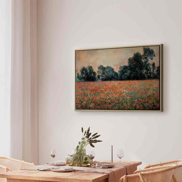 Tableau - Field with wild Poppies (Claude Monet)
