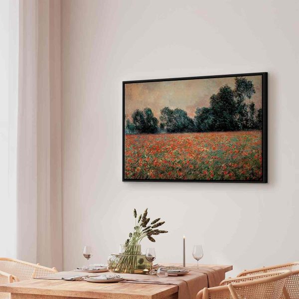 Tableau - Field with wild Poppies (Claude Monet)