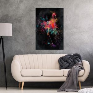 Tableau - Flamingo Colour (1 Part) Vertical