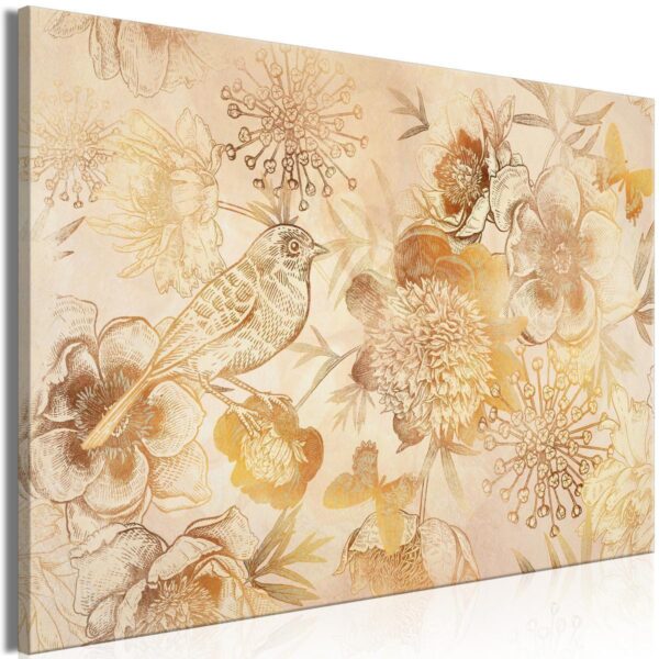 Tableau - Golden Mosaic of Nature (1 Part) Wide Tableau - Golden Mosaic of Nature (1 Part) Wide
